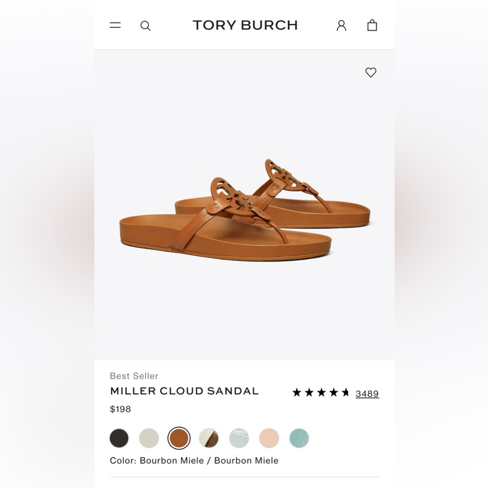 Tory Burch Miller Cloud Sandals